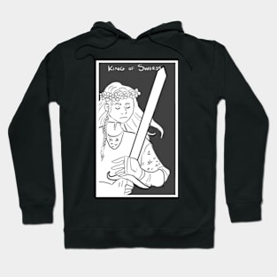 King of Swords - Destrian tarot card Hoodie